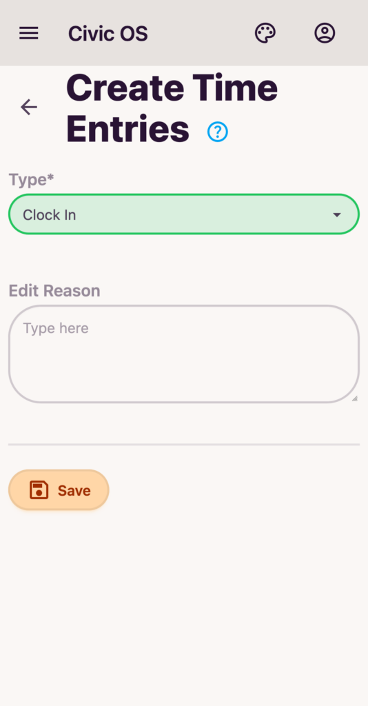 Logging an incident report from a phone